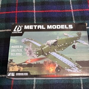 Lucky Doug Metal Models Airplane Construction Kit-NIB